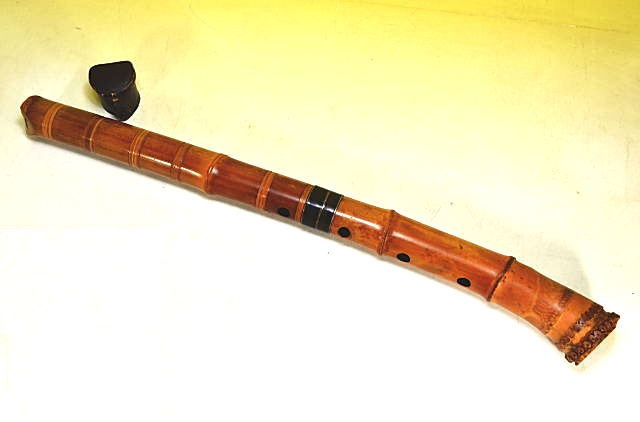 尺八人間国宝琴古流初代青木鈴慕作55cm
